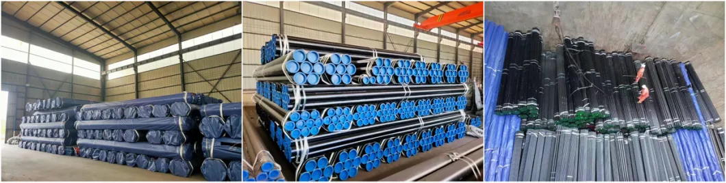 Hot Rolled Carbon Seamless Steel Pipe St37 St52 1020 1045 A106b Fluid Pipe