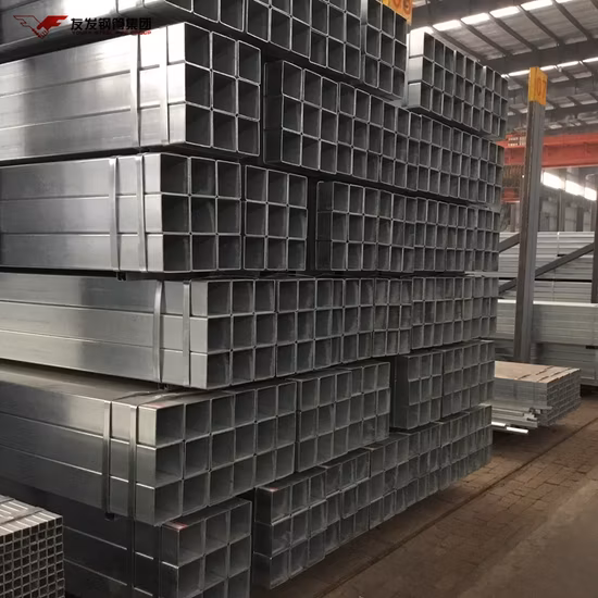Tubo Quadrado para Fins Estruturais Gerais Tubo de Aço Mecânico 253mA Tubo Galvanizado 25X25